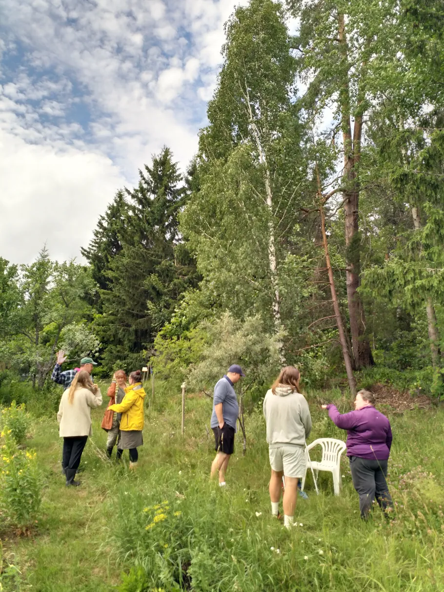 Permakulttuurikurssilla 2024